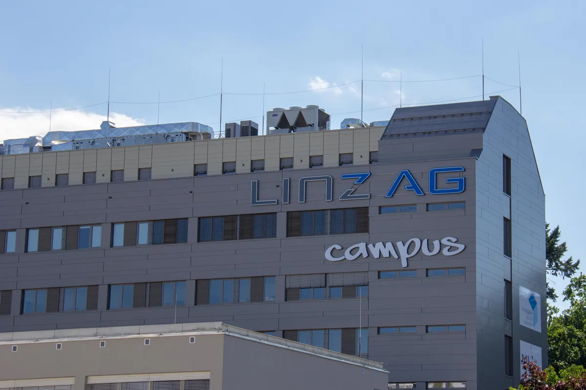 Linz AG Leuchtschrift